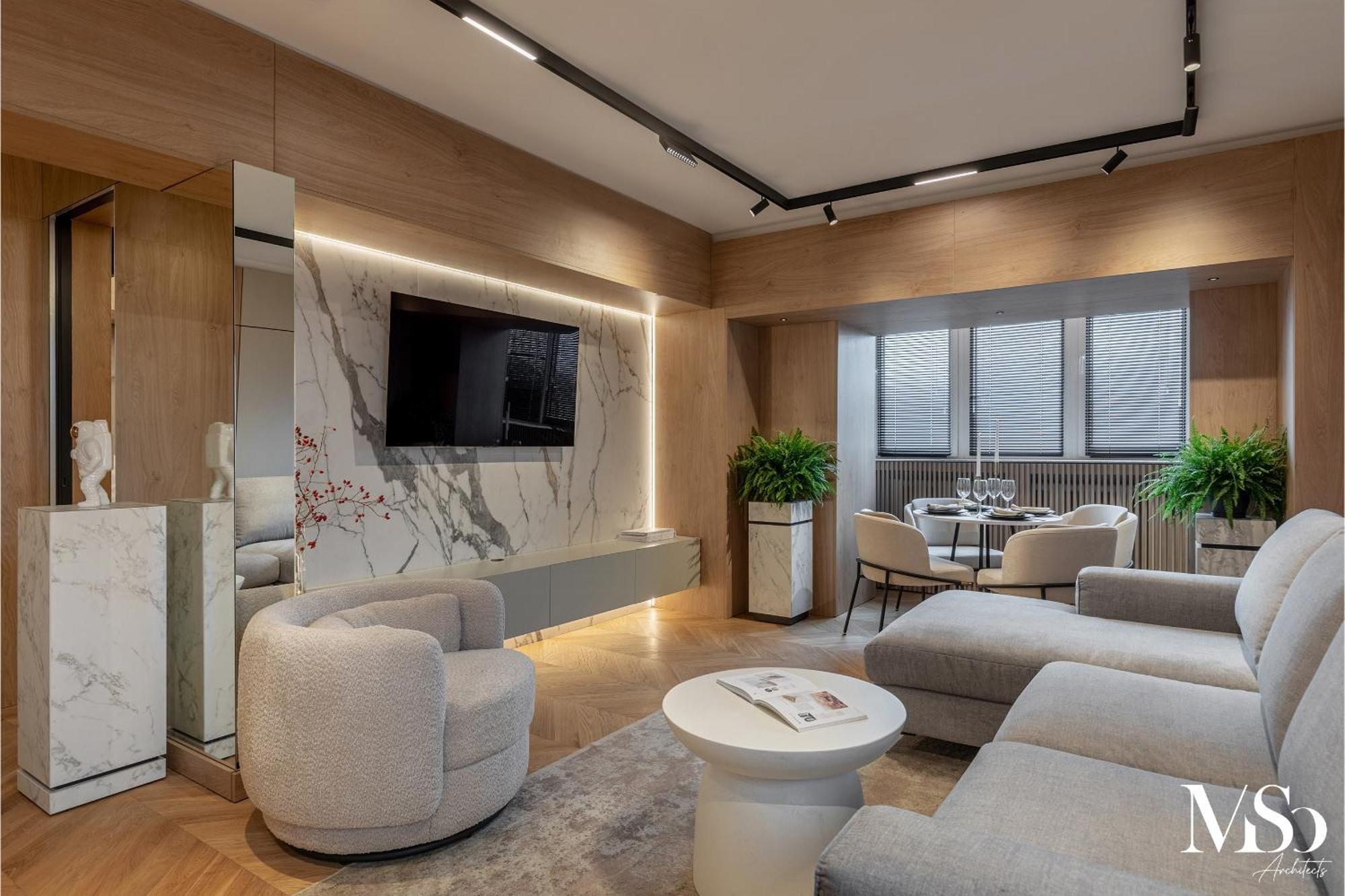 Apartment Designer's Delight: Modern 1br Near Center Bucharest